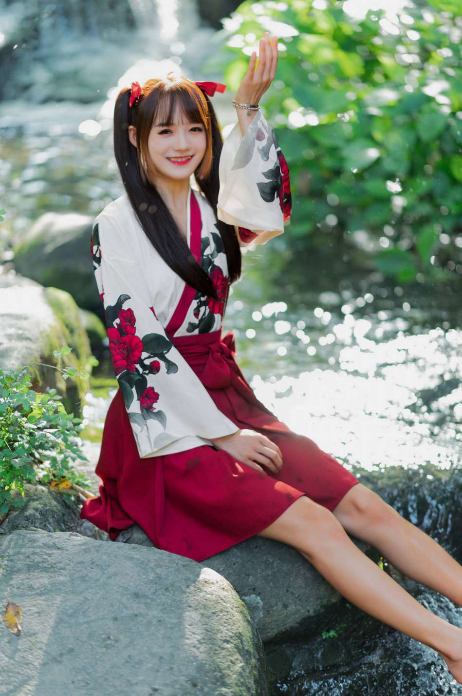 图片[2]-【免费】穿汉服的双马尾女孩【35P】20025-七七街拍