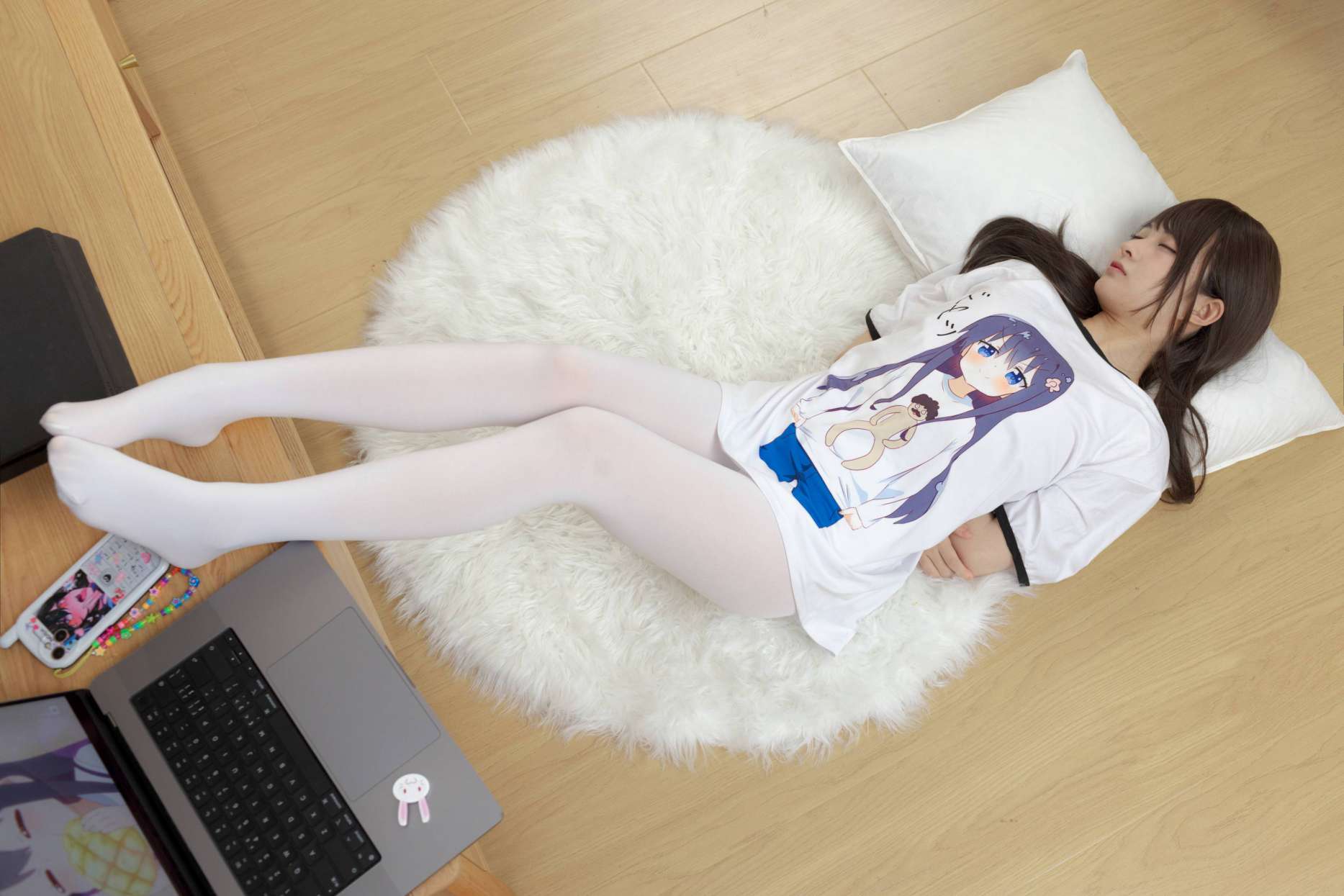 图片[5]-二次元白丝美少女【69P】20027-七七街拍