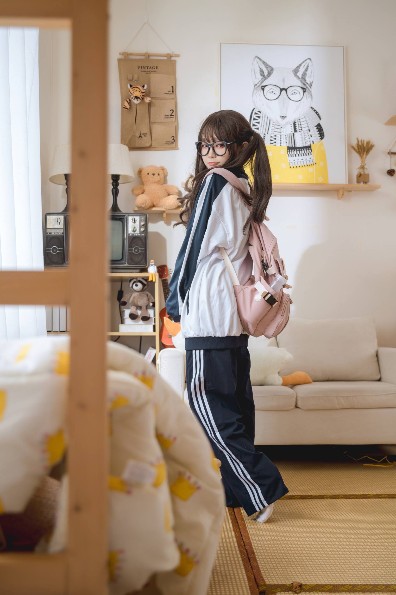 图片[3]-穿校服的双马尾女孩【64P】20010-七七街拍