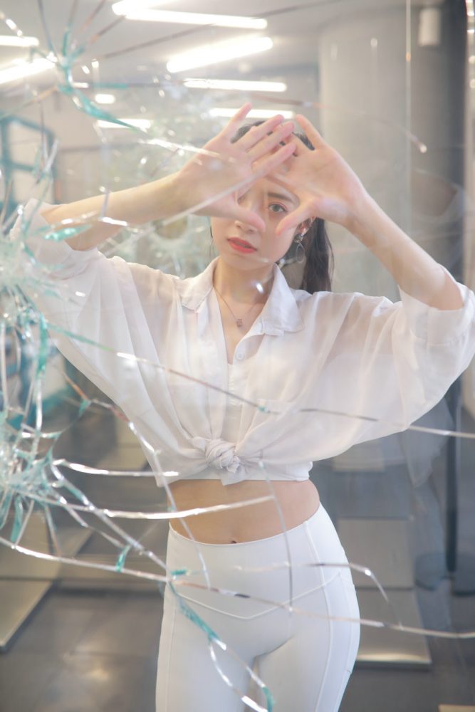 白色瑜伽裤女孩J2145 861P2V-22.3GB-七七街拍