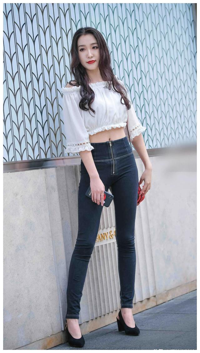 图片[3]-紧身牛仔裤卷发姑娘 J1726 103P-2.28GB-七七街拍