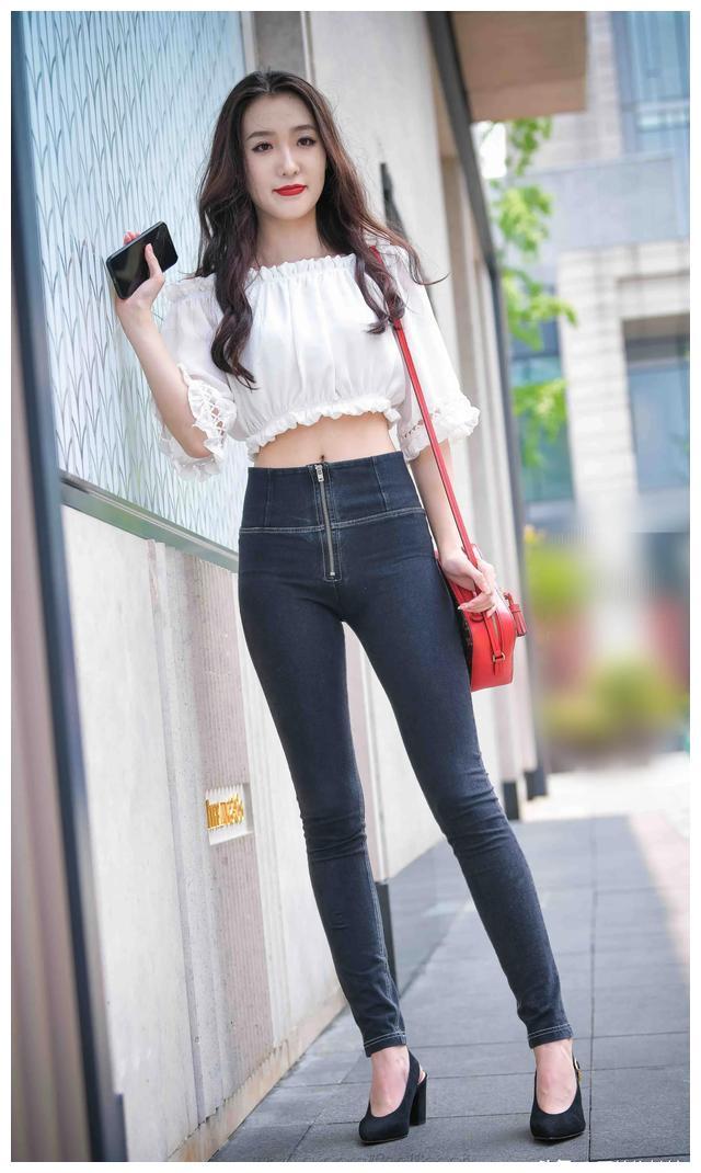 图片[4]-紧身牛仔裤卷发姑娘 J1726 103P-2.28GB-七七街拍