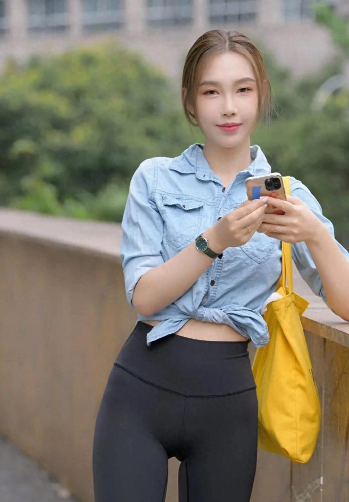 图片[4]-非常漂亮的瑜伽裤女孩J1990 733P1V-27.9GB-七七街拍