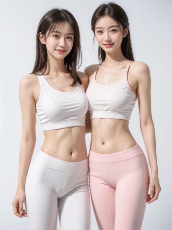 图片[18]-AI瑜伽裤清纯妹子系列图-七七街拍