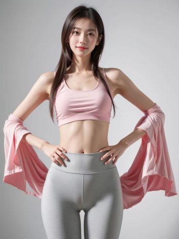 图片[8]-AI瑜伽裤清纯妹子系列图-七七街拍