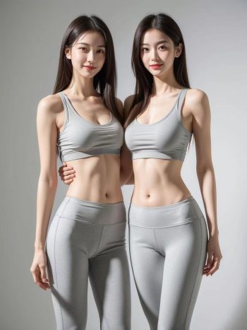 图片[9]-AI瑜伽裤清纯妹子系列图-七七街拍