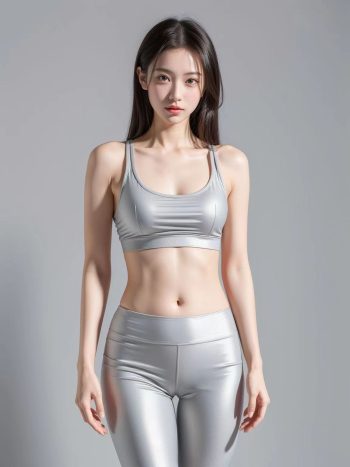 图片[11]-AI瑜伽裤清纯妹子系列图-七七街拍