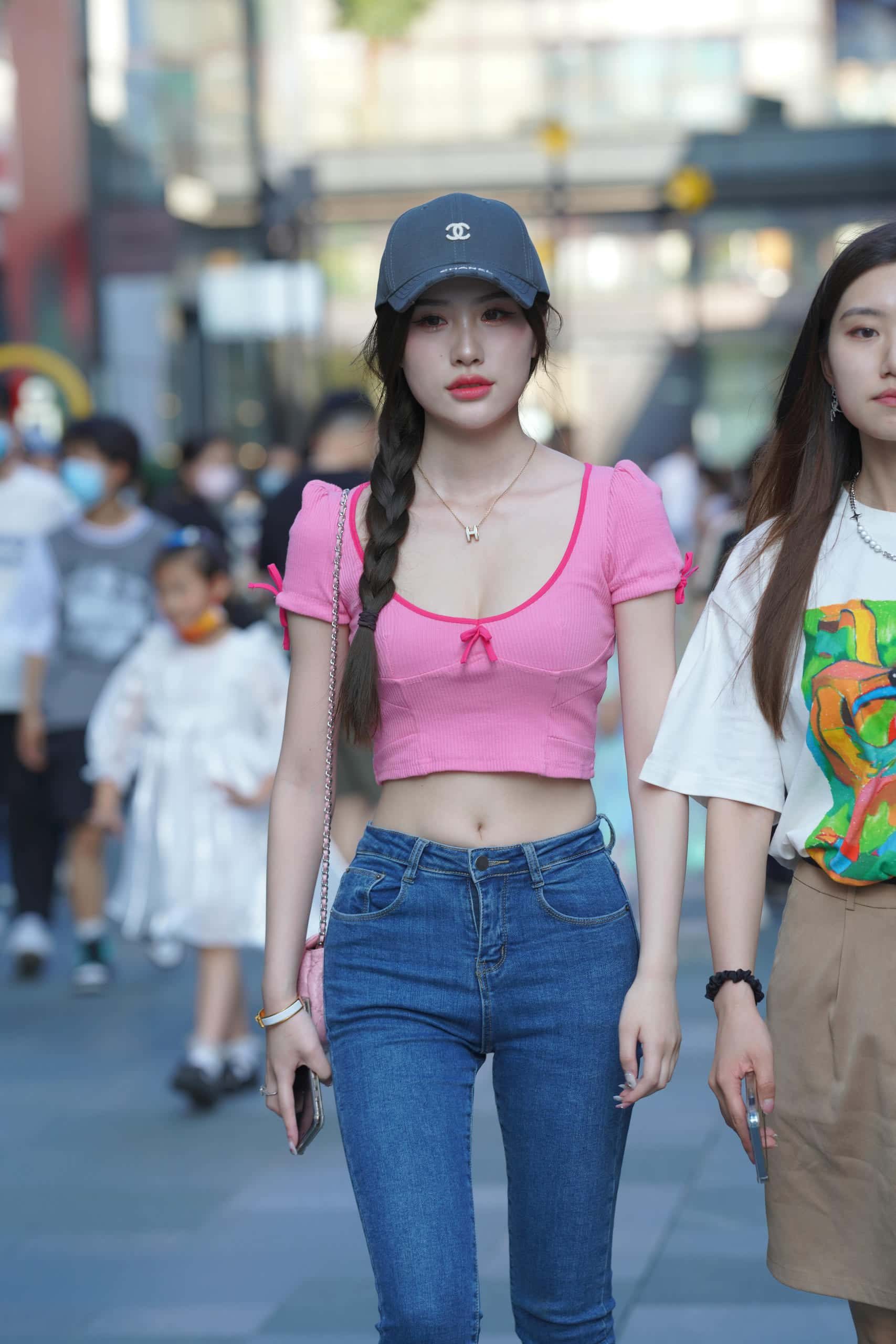 漂亮牛仔裤小姐姐【121P】J3127-七七街拍