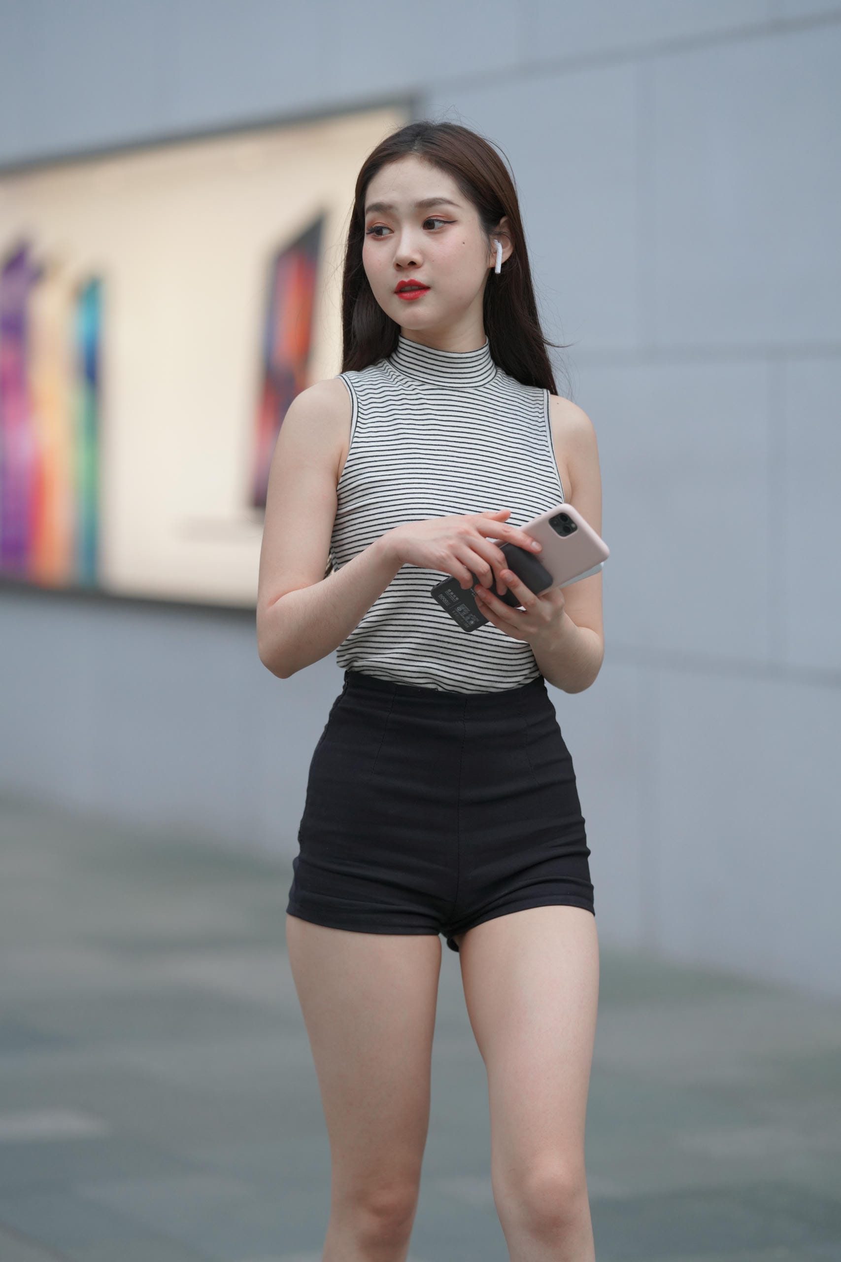 青春活力短裙【114P】J4571-七七街拍