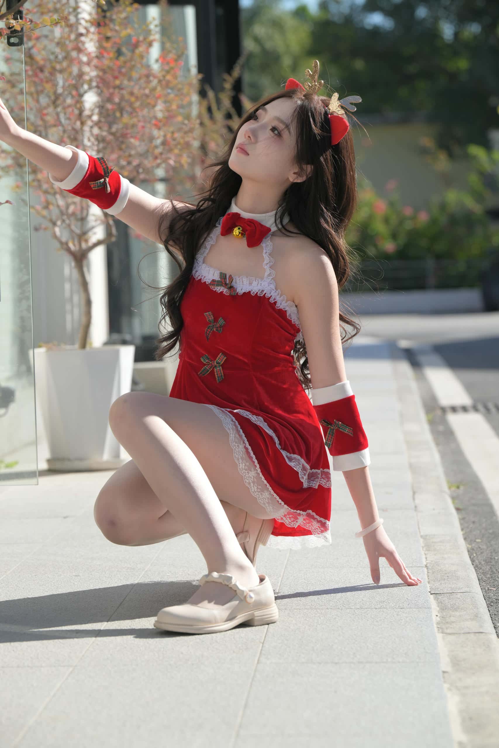 图片[5]-圣诞美眉【1096P】J8265-七七街拍